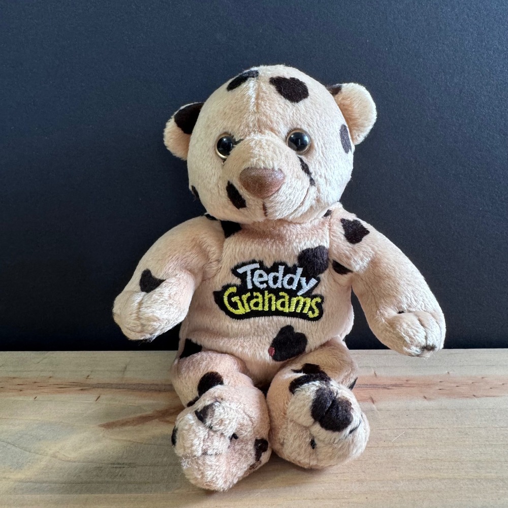 Vintage Teddy Grahams small teddy bear retro food advertising cookies chocolate